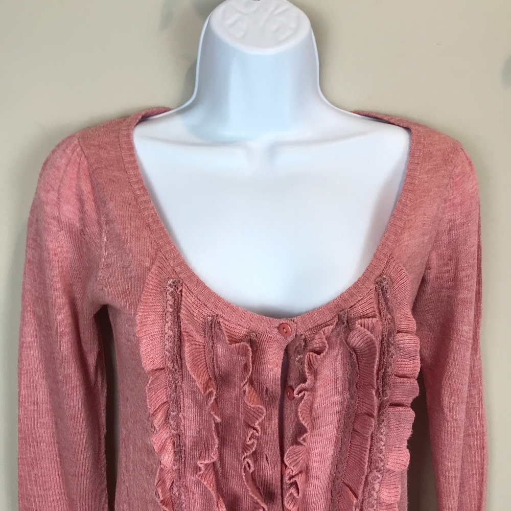 ATMOSPHERE Pink Cardigan Sz 8/36